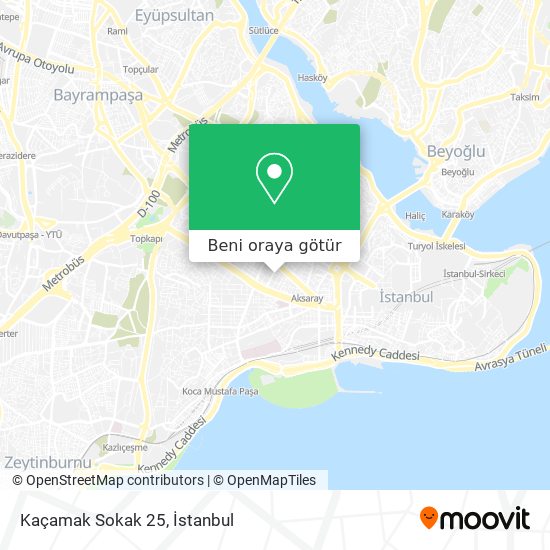 Kaçamak Sokak 25 harita
