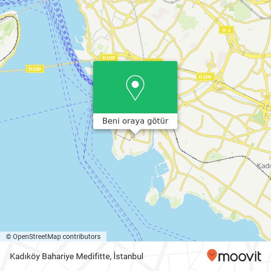 Kadıköy Bahariye Medifitte harita