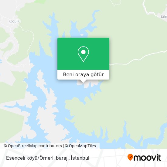 Esenceli köyü/Ömerli barajı harita