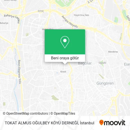 TOKAT ALMUS OĞULBEY KÖYÜ DERNEĞİ harita