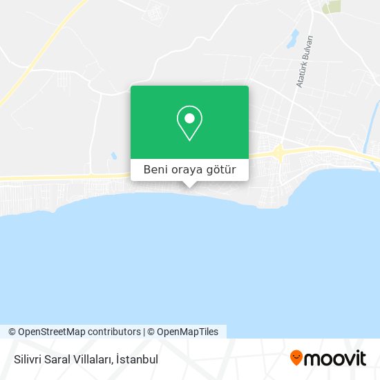 Silivri Saral Villaları harita