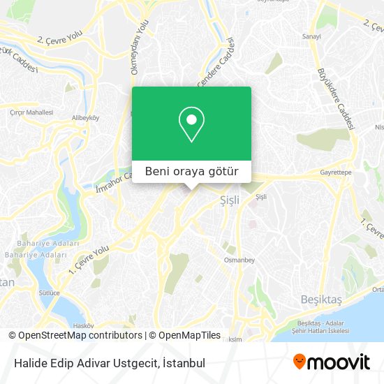 Halide Edip Adivar Ustgecit harita