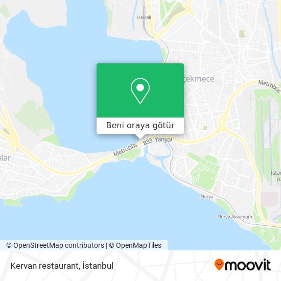 Kervan restaurant harita