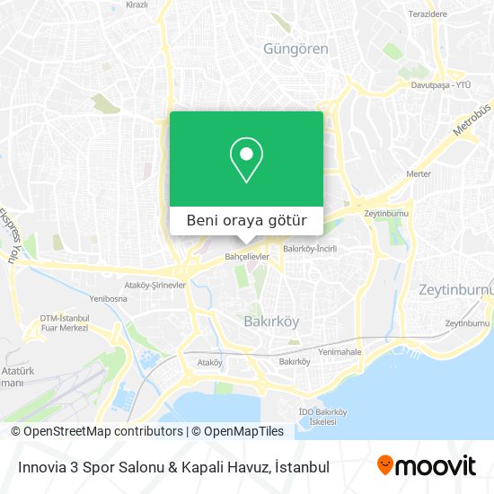 Innovia 3 Spor Salonu & Kapali Havuz harita