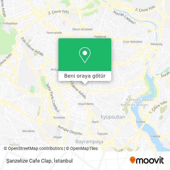 Şanzelize Cafe Clap harita