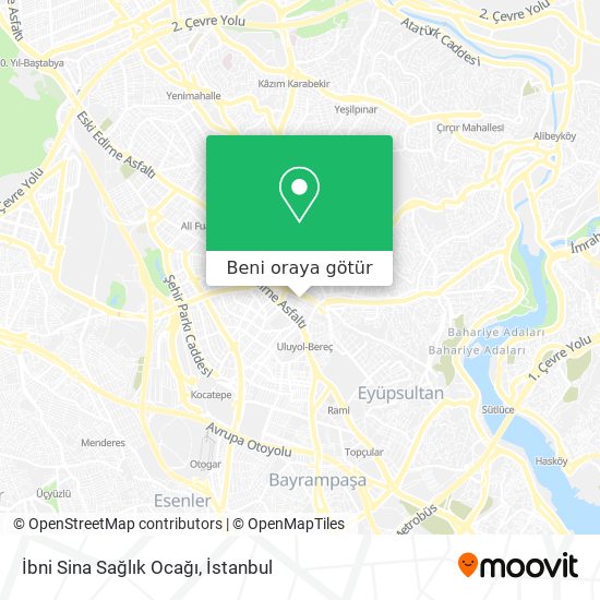 İbni Sina Sağlık Ocağı harita