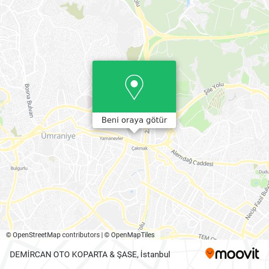 DEMİRCAN OTO KOPARTA & ŞASE harita