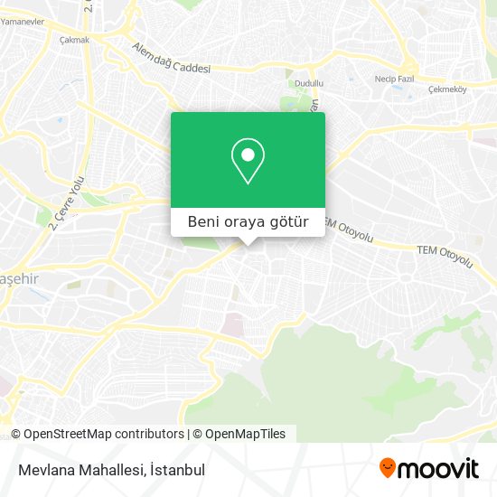 Mevlana Mahallesi harita