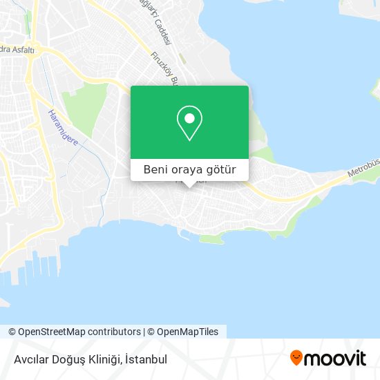 Avcılar Doğuş Kliniği harita