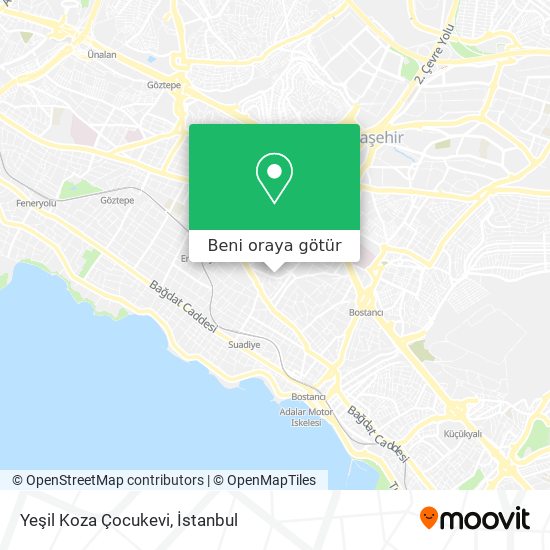 Yeşil Koza Çocukevi harita