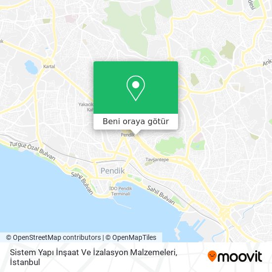 Sistem Yapı İnşaat Ve İzalasyon Malzemeleri harita