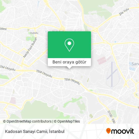 Kadosan Sanayi Camii harita