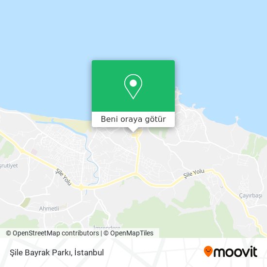 Şile Bayrak Parkı harita