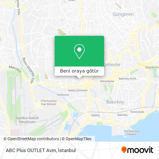 ABC Plus OUTLET Avm harita