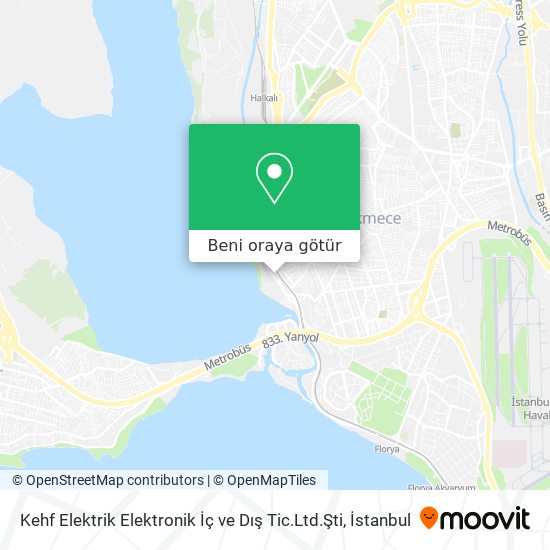 Kehf Elektrik Elektronik İç ve Dış Tic.Ltd.Şti harita