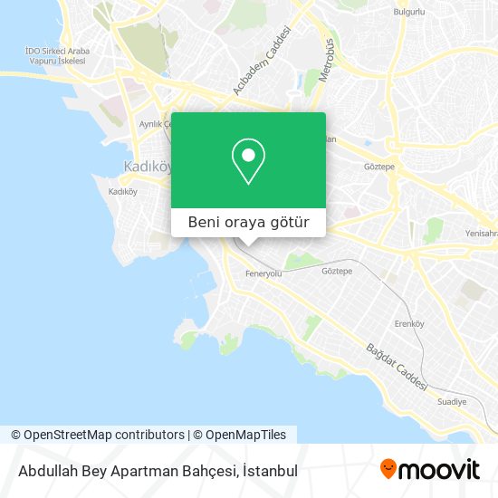 Abdullah Bey Apartman Bahçesi harita
