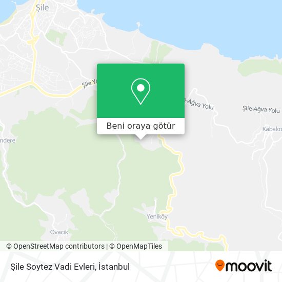 Şile Soytez Vadi Evleri harita