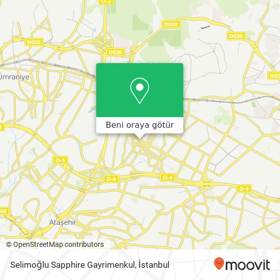 Selimoğlu Sapphire Gayrimenkul harita