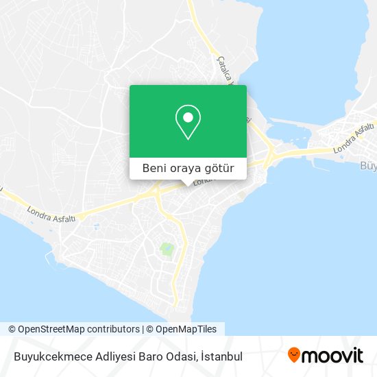 Buyukcekmece Adliyesi Baro Odasi harita
