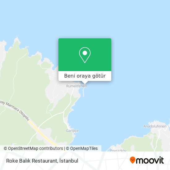 Roke Balık Restaurant harita