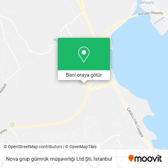 Nova grup gümrük müşavirliği Ltd.Şti harita