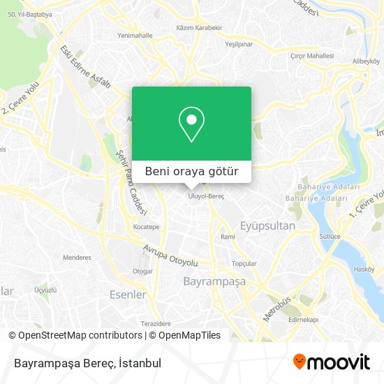 Bayrampaşa Bereç harita