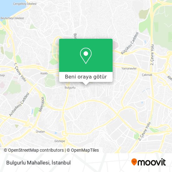 Bulgurlu Mahallesi harita