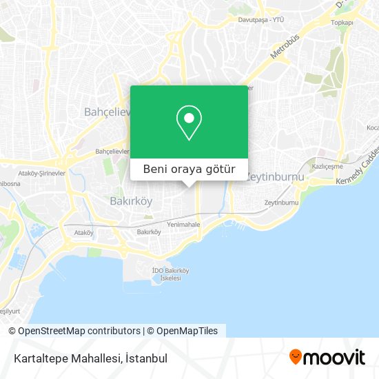 Kartaltepe Mahallesi harita