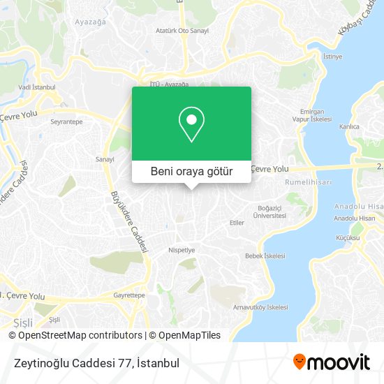 Zeytinoğlu Caddesi 77 harita