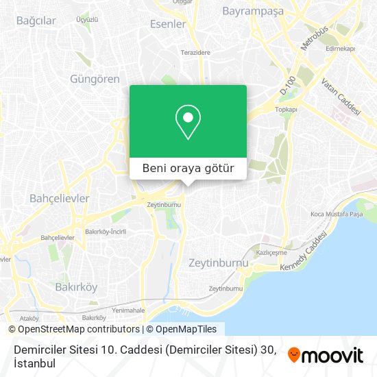 Demirciler Sitesi 10. Caddesi (Demirciler Sitesi) 30 harita