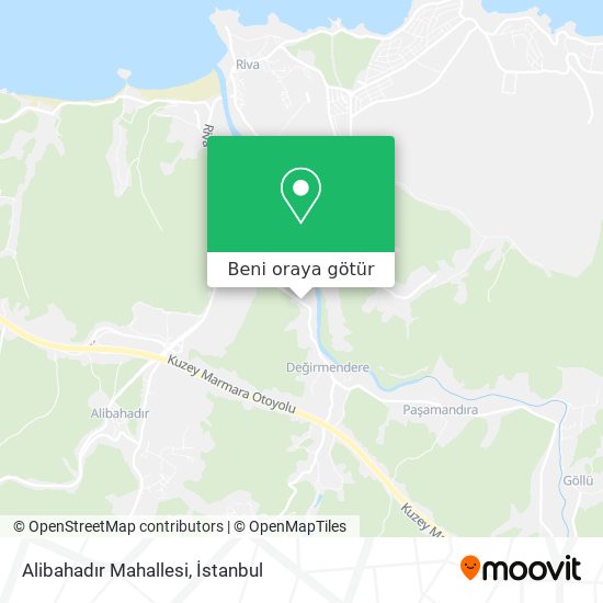 Alibahadır Mahallesi harita