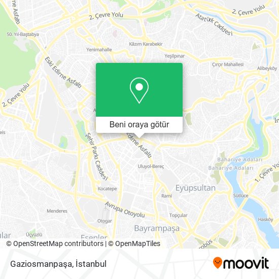 Gaziosmanpaşa harita