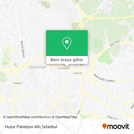 Huzur Pansiyon Altı harita