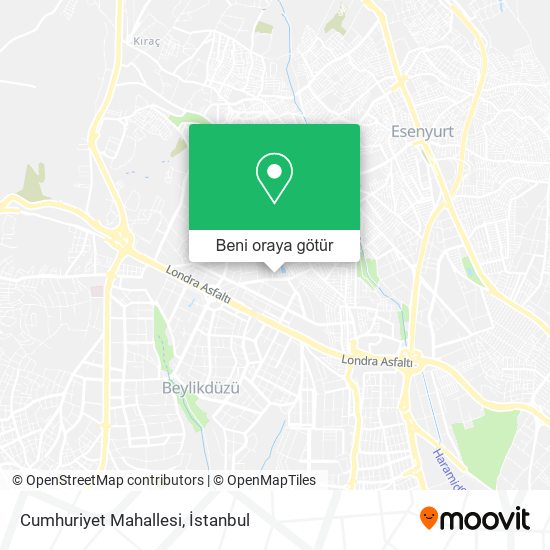 Cumhuriyet Mahallesi harita