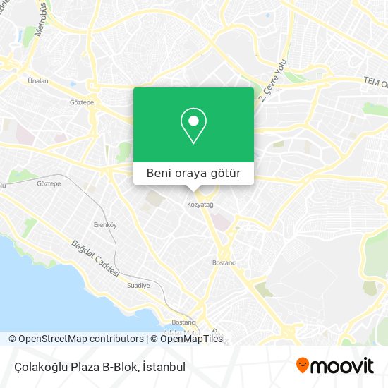 Çolakoğlu Plaza B-Blok harita
