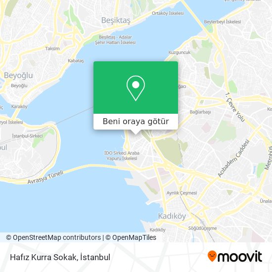 Hafız Kurra Sokak harita