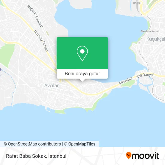 Rafet Baba Sokak harita