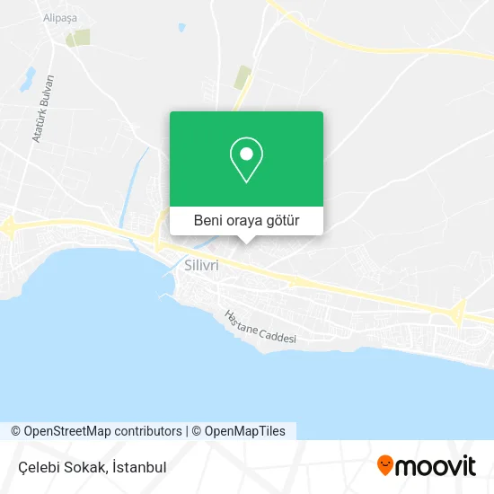 Çelebi Sokak harita