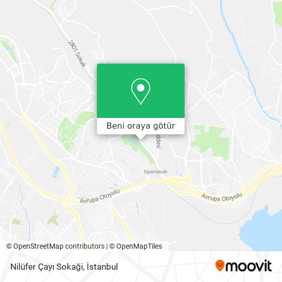 Nilüfer Çayı Sokaği harita