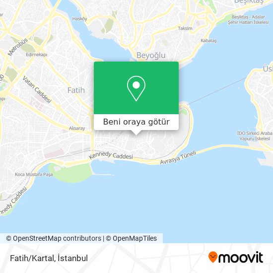 Fatih/Kartal harita
