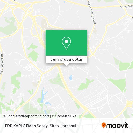EDD YAPİ / Fidan Sanayi Sitesi harita