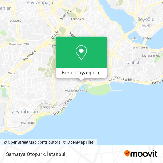 Samatya Otopark harita