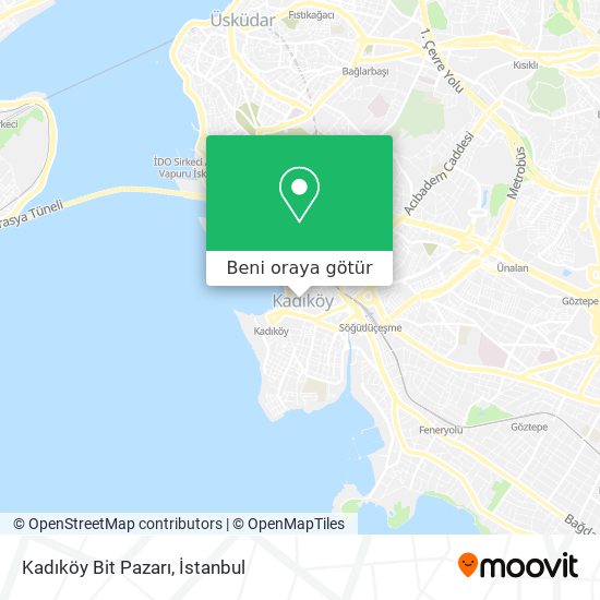 Kadıköy Bit Pazarı harita
