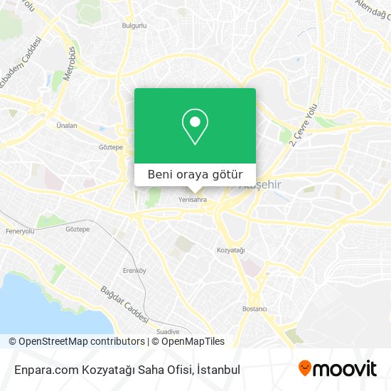 Enpara.com Kozyatağı Saha Ofisi harita