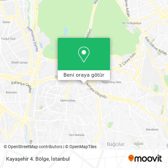 Kayaşehir 4. Bölge harita