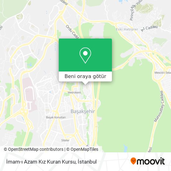 İmam-ı Azam Kız Kuran Kursu harita