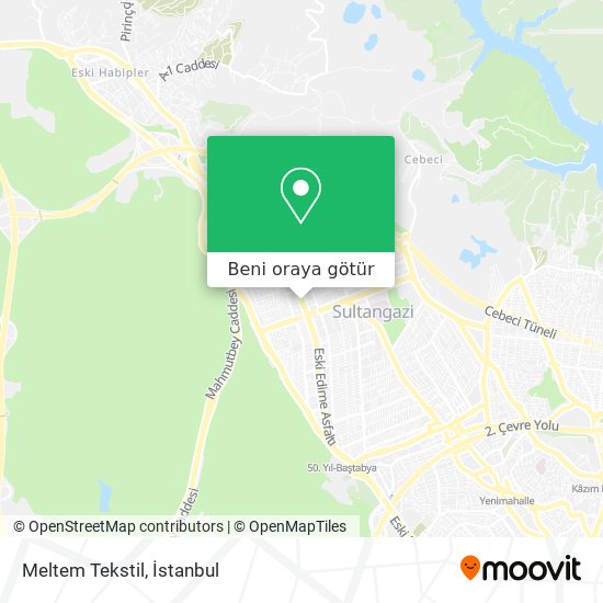 Meltem Tekstil harita