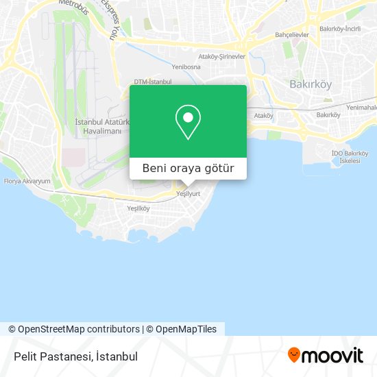 Pelit Pastanesi harita
