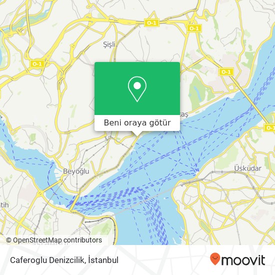 Caferoglu Denizcilik harita