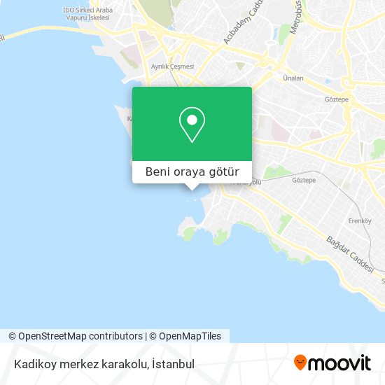 Kadikoy merkez karakolu harita